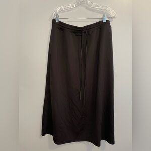 Bloomchic Women’s Midi Skirt Black Size 14/16 High Waist Stretchy Streetwear